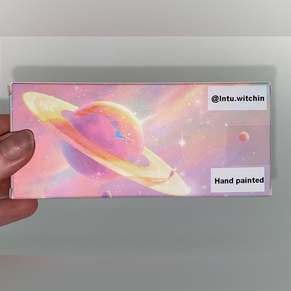 Handmade press on nails // short square - Picture 9 of 11